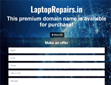 Tablet Screenshot of laptoprepairs.in